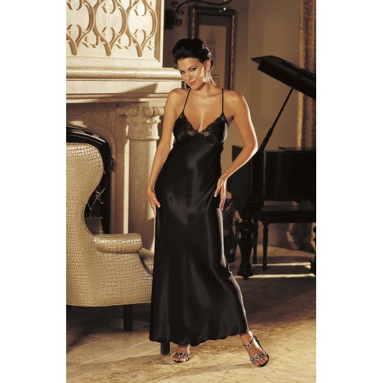 Shirley of Hollywood 20300 Black Long Gown