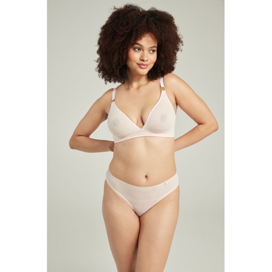 The Second Skin Stretch Easy Does It Bralette Blush Pink The Second Skin Stretch Easy Does It Bralette Blush Pink