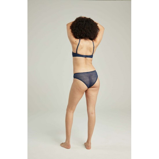 The Sheer Deco Lift Balcony Bra Navy Up to GG Cup The Sheer Deco Lift Balcony Bra Navy Up to GG Cup