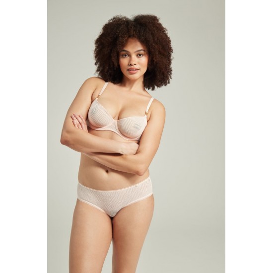 The Sheer Deco Hipster Brief Black The Sheer Deco Hipster Brief Black