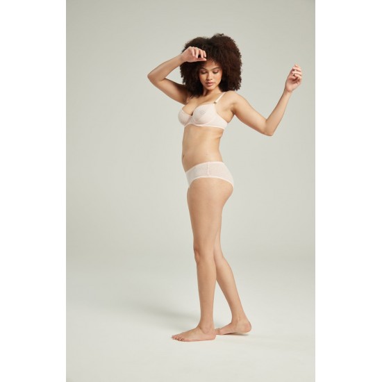 The Sheer Deco Hipster Brief Black The Sheer Deco Hipster Brief Black