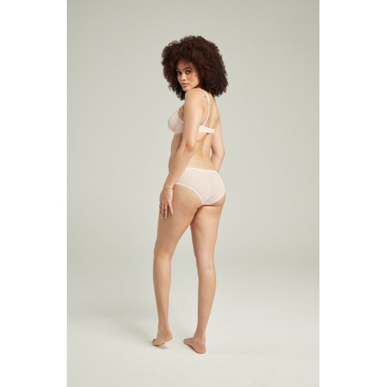 The Sheer Deco Hipster Brief Black The Sheer Deco Hipster Brief Black