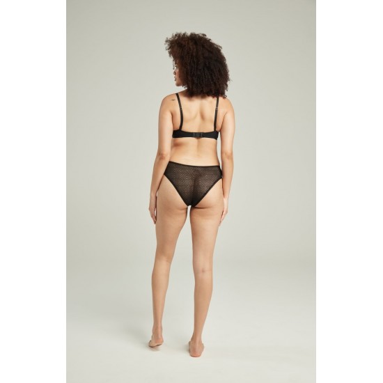 The Sheer Deco Lift Balcony Bra Black Up to GG Cup The Sheer Deco Lift Balcony Bra Black Up to GG Cup
