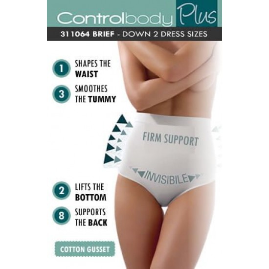 Control Body 311064 Shaping Brief Bianco Control Body 311064 Shaping Brief Bianco