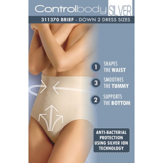 Control Body 311370 High Waist Shaping Brief Skin