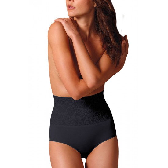 Control Body 311572 Shaping Brief With Screen Print Lace Nero Control Body 311572 Shaping Brief With Screen Print Lace Nero