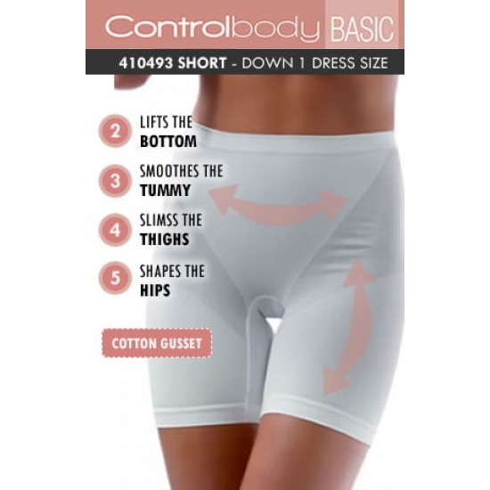Control Body 410493 Shaping Short Bianco Control Body 410493 Shaping Short Bianco