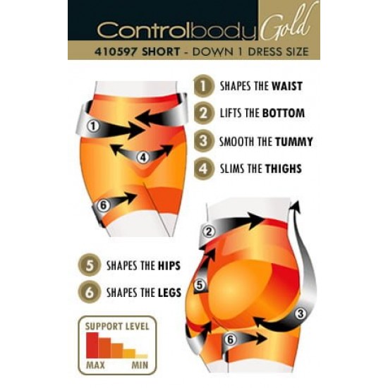 Control Body 410597 Shaping Shorts Nero Control Body 410597 Shaping Shorts Nero