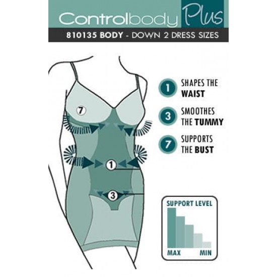 Control Body 810135 Shaping Slip Nero Control Body 810135 Shaping Slip Nero