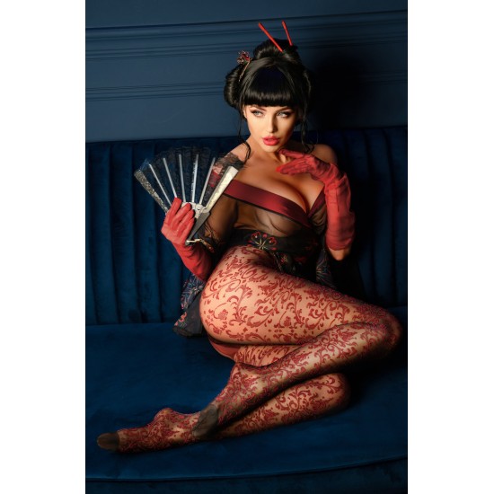 Black Secret BS135 Crotchless Tights Black Secret BS135 Crotchless Tights