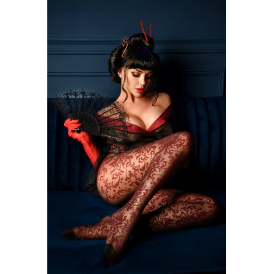 Black Secret BS135 Crotchless Tights Black Secret BS135 Crotchless Tights