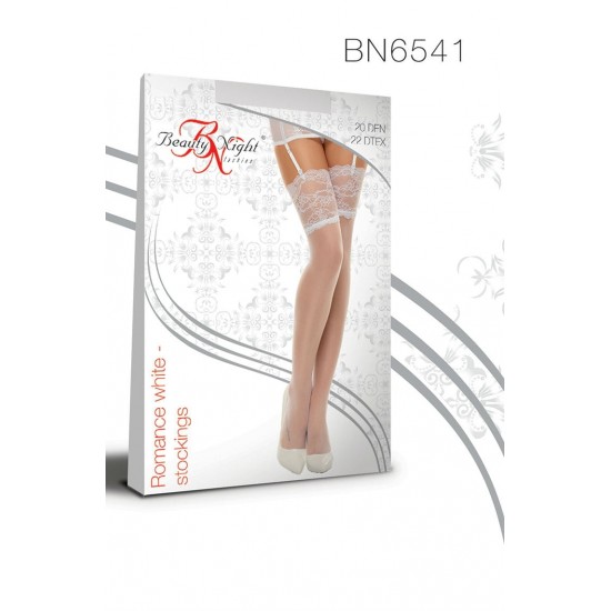 Beauty Night BN6543 Romance Stockings Cherry