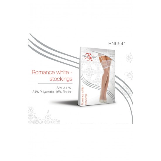 Beauty Night BN6543 Romance Stockings Cherry