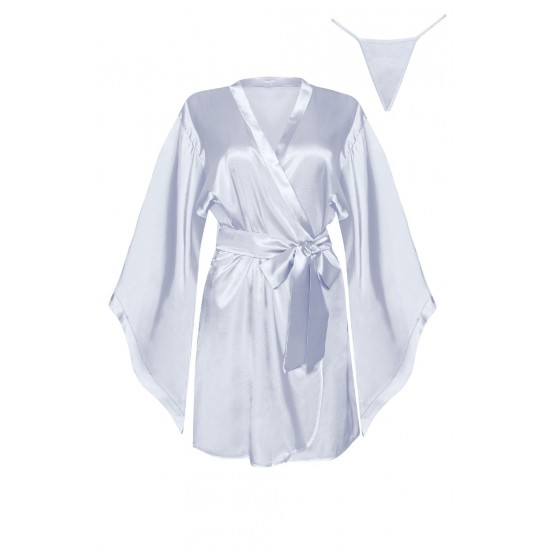 Beauty Night BN6665 Samira Peignoir Silver Beauty Night BN6665 Samira Peignoir Silver
