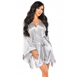 Beauty Night BN6665 Samira Peignoir Silver Beauty Night BN6665 Samira Peignoir Silver