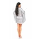 Beauty Night BN6665 Samira Peignoir Silver Beauty Night BN6665 Samira Peignoir Silver
