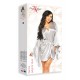 Beauty Night BN6665 Samira Peignoir Silver Beauty Night BN6665 Samira Peignoir Silver