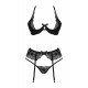Beauty Night BN6721 Rose Set Black Beauty Night BN6721 Rose Set Black