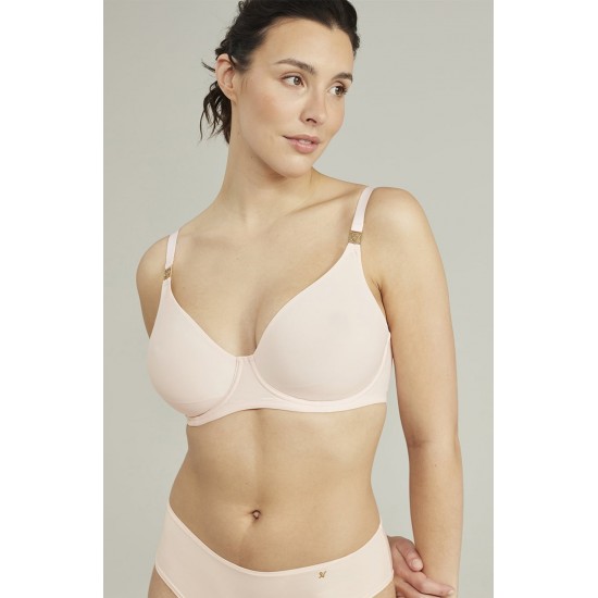 The Stretch Boss Full Cover Bra Blush Pink Up to G Cup