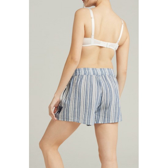 The Classic Boxer French Navy Stripe The Classic Boxer French Navy Stripe