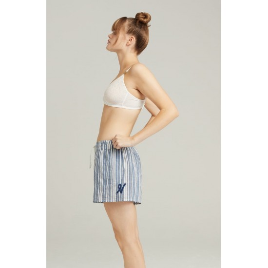 The Classic Boxer French Navy Stripe The Classic Boxer French Navy Stripe