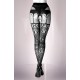 Black Secret BS122 Crotchless Tights Black Secret BS122 Crotchless Tights