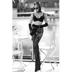 Black Secret BS105 Crotchless Tights