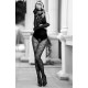 Black Secret BS140 Crotchless Tights With Lurex