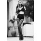 Black Secret BS142 Crotchless Tights With Lurex Black Secret BS142 Crotchless Tights With Lurex