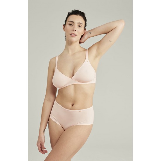 The Second Skin Stretch Easy Does It Bralette Blush Pink The Second Skin Stretch Easy Does It Bralette Blush Pink