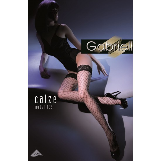 Gabriella Kabaretta Calze 153-222 Hold Ups Red