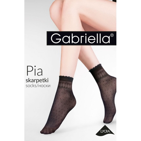 Gabriella Pia Socks Black