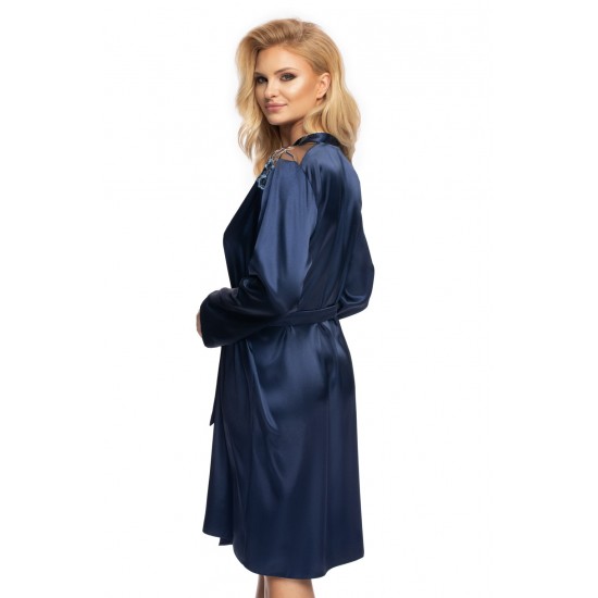 Irall Elodie Dressing Gown Navy Irall Elodie Dressing Gown Navy