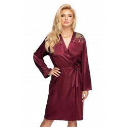 Irall Elodie Dressing Gown Plum
