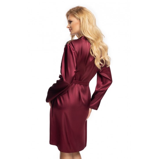 Irall Elodie Dressing Gown Plum Irall Elodie Dressing Gown Plum