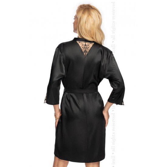 Irall Mallory Dressing Gown Black Irall Mallory Dressing Gown Black