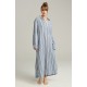 The Maxi Shirt French Navy Stripe The Maxi Shirt French Navy Stripe