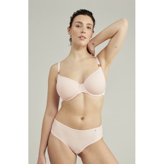 The Stretch Boss Full Cover Bra Blush Pink Up to G Cup