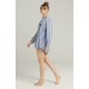 The Midi Shirt French Navy Stripe