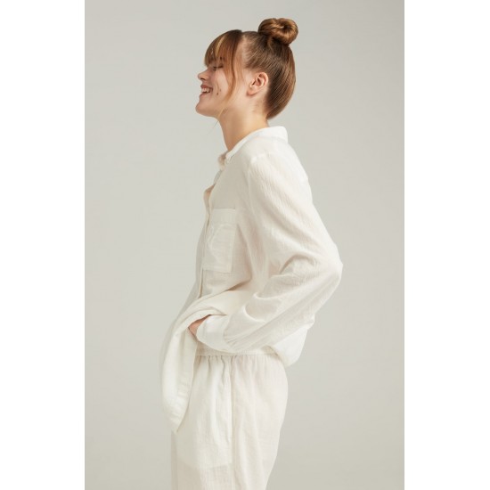 The Midi Shirt Organic Cotton White The Midi Shirt Organic Cotton White