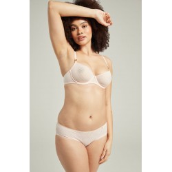 The Sheer Deco Lift Balcony Bra Blush Pink Up to GG Cup The Sheer Deco Lift Balcony Bra Blush Pink Up to GG Cup