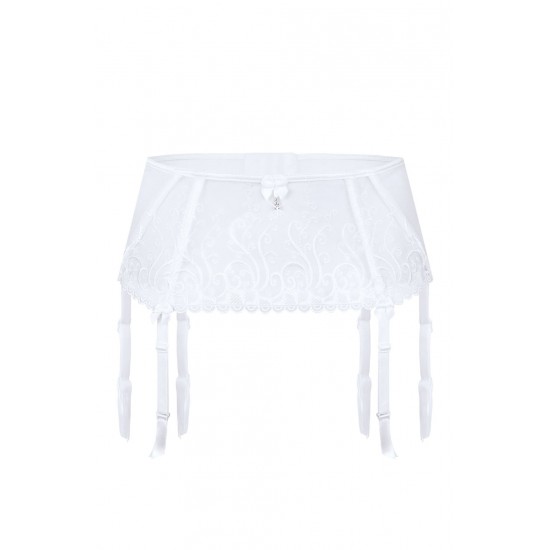 Roza Anuk Suspender Belt White