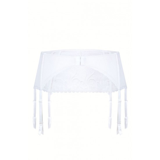 Roza Anuk Suspender Belt White