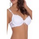 Roza Carmen White Bra
