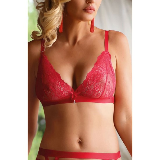 Roza Cyria Red Soft Cup Bra Roza Cyria Red Soft Cup Bra