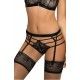 Roza Cyria Black Suspender Belt Roza Cyria Black Suspender Belt
