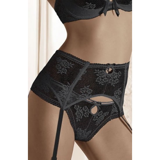 Roza Euterpe Black Thong