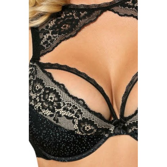 Roza Kena Black Push Up Bra