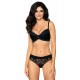 Roza Lagerta Thong Black Roza Lagerta Thong Black