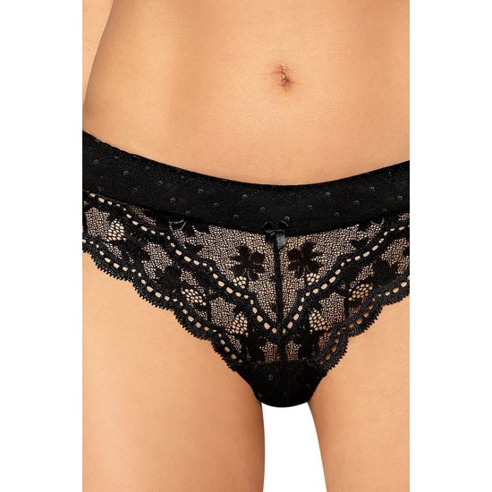 Roza Lagerta Thong Black Roza Lagerta Thong Black